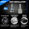 image9012 LED Light Bulbs Super Brighter 6500 white HIR2 Fog Light 60000 Hours Lifespan HighLow Beam Driving Light bulb with Cooling Fan IP68 NonPolarity Plug and Play Pack of 2