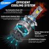 image9012 LED Light Bulbs Super Brighter 6500 white HIR2 Fog Light 60000 Hours Lifespan HighLow Beam Driving Light bulb with Cooling Fan IP68 NonPolarity Plug and Play Pack of 2