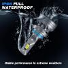 image9012 LED Light Bulbs Super Brighter 6500 white HIR2 Fog Light 60000 Hours Lifespan HighLow Beam Driving Light bulb with Cooling Fan IP68 NonPolarity Plug and Play Pack of 2