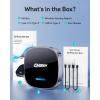imageFAHREN 3rdGen Wireless CarPlay Adapter for iPhoneampamp Android Auto AI Magic Box Support NetflixYouTube Mini Car Play Wireless Adapter Plug ampamp Play Fit with iPhone 8iOS10Android 11