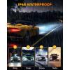 imageFAHREN 9005 9006 Bulbs Combo 60000LM 900 Super Bright 9005 9006 OffRoad Use or Fog Light Bulbs 6500K White Quick Install No Adapter Needed Pack of 4
