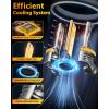 imageFAHREN H11 9005 Light Bulbs Combo 900 Super Brighter 6500K H9 H8 HB3 Driving Light Bulbs with Fan Plug and Play OffRoad Use or Fog Light Pack of 4H11H9H8