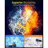 imageFAHREN H11 9005 Light Bulbs Combo 900 Super Brighter 6500K H9 H8 HB3 Driving Light Bulbs with Fan Plug and Play OffRoad Use or Fog Light Pack of 4H11H9H8