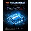 imageFAHREN H11 9005 Light Bulbs New ampamp UltraBright 6500K with Cooling Fan 9005HB3 H11H9H8 Fog Bulb 360 Adjustable CANbus Ready Pack of 4
