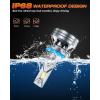 imageFAHREN H11 9005 Light Bulbs New ampamp UltraBright 6500K with Cooling Fan 9005HB3 H11H9H8 Fog Bulb 360 Adjustable CANbus Ready Pack of 4