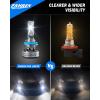 imageFAHREN H11 9005 Light Bulbs New ampamp UltraBright 6500K with Cooling Fan 9005HB3 H11H9H8 Fog Bulb 360 Adjustable CANbus Ready Pack of 4