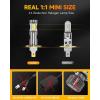 imageFAHREN H11 9005 Light bulbs combo UpgradedampampBrightest 60000LM 900 Super Bright H9 H8 HB3 offRoad Use or Fog light Bulbs 6500k White NonPolarity Plug and Play Pack of 4H1