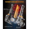imageFAHREN H11 9005 Light bulbs combo UpgradedampampBrightest 60000LM 900 Super Bright H9 H8 HB3 offRoad Use or Fog light Bulbs 6500k White NonPolarity Plug and Play Pack of 49012