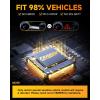 imageFAHREN H11 9005 Light bulbs combo UpgradedampampBrightest 60000LM 900 Super Bright H9 H8 HB3 offRoad Use or Fog light Bulbs 6500k White NonPolarity Plug and Play Pack of 4H139008