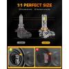 imageFAHREN H11 9005 Light bulbs combo UpgradedampampBrightest 60000LM 900 Super Bright H9 H8 HB3 offRoad Use or Fog light Bulbs 6500k White NonPolarity Plug and Play Pack of 49012
