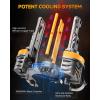 imageFAHREN H11 9005 Light bulbs combo UpgradedampampBrightest 60000LM 900 Super Bright H9 H8 HB3 offRoad Use or Fog light Bulbs 6500k White NonPolarity Plug and Play Pack of 4H119005