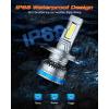 imageFAHREN H11 Fog Bulbs Upgraded 120W 60000LM H8H9 Bright Lighting Bulb 6500K Cool White IP68 WaterproofQuick Installation Pack of 2H49003