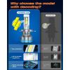 imageFAHREN H11 Fog Bulbs Upgraded 120W 60000LM H8H9 Bright Lighting Bulb 6500K Cool White IP68 WaterproofQuick Installation Pack of 2H49003