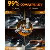 imageFAHREN H11H8H16 LED Fog Light Bulbs16000LM 800 Brightness Upgraded 6500K Cool White Light60000HRS Lifespan H8 H16 Replacement Fog Bulbs Nonpolarity Play and Plug Pack of 2H11H16