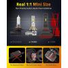 imageFAHREN H11H9H8 Light Bulb 46000LM Super Brighter 6500K Cool White H11 Off Road Light or Fog Light Bulbs CANbus Ready Pack of 290059006