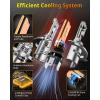 imageFAHREN H11H9H8 Light Bulb 46000LM Super Brighter 6500K Cool White H11 Off Road Light or Fog Light Bulbs CANbus Ready Pack of 2H49003