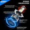 imageFAHREN H7 LED Light Bulbs 30000LM Super Brightness 11 Size No Adapter Needed Plug ampamp Play 6500k White with 16 CSP Chips Canbus Ready NonPolarity H7 Fog Bulb with Turbo Fan IP68 Pack of 2H49003