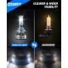 imageFAHREN H7 LED Light Bulbs 30000LM Super Brightness 11 Size No Adapter Needed Plug ampamp Play 6500k White with 16 CSP Chips Canbus Ready NonPolarity H7 Fog Bulb with Turbo Fan IP68 Pack of 290059006
