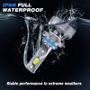 imageFAHREN H7 LED Light Bulbs 30000LM Super Brightness 11 Size No Adapter Needed Plug ampamp Play 6500k White with 16 CSP Chips Canbus Ready NonPolarity H7 Fog Bulb with Turbo Fan IP68 Pack of 29006HB4