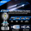 imageFAHREN H7 LED Light Bulbs 30000LM Super Brightness 11 Size No Adapter Needed Plug ampamp Play 6500k White with 16 CSP Chips Canbus Ready NonPolarity H7 Fog Bulb with Turbo Fan IP68 Pack of 29006HB4