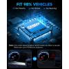 imageFAHREN H7 LED Light Bulbs 30000LM Super Brightness 11 Size No Adapter Needed Plug ampamp Play 6500k White with 16 CSP Chips Canbus Ready NonPolarity H7 Fog Bulb with Turbo Fan IP68 Pack of 29005HB3