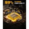 imageFAHREN H7 LED Light Bulbs 30000LM Super Brightness 11 Size No Adapter Needed Plug ampamp Play 6500k White with 16 CSP Chips Canbus Ready NonPolarity H7 Fog Bulb with Turbo Fan IP68 Pack of 2H11H8H9