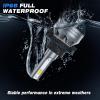 imageFAHREN H7 LED Light Bulbs 30000LM Super Brightness 11 Size No Adapter Needed Plug ampamp Play 6500k White with 16 CSP Chips Canbus Ready NonPolarity H7 Fog Bulb with Turbo Fan IP68 Pack of 29008H13