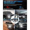 imageFAHREN H7 LED Light Bulbs 30000LM Super Brightness 11 Size No Adapter Needed Plug ampamp Play 6500k White with 16 CSP Chips Canbus Ready NonPolarity H7 Fog Bulb with Turbo Fan IP68 Pack of 2H1091459140