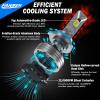 imageFAHREN H7 LED Light Bulbs 30000LM Super Brightness 11 Size No Adapter Needed Plug ampamp Play 6500k White with 16 CSP Chips Canbus Ready NonPolarity H7 Fog Bulb with Turbo Fan IP68 Pack of 29006HB4