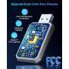 imageFAHREN Lastest Mini Wireless CarPlay AdapterBluetooth ampamp WiFi ConnectionPlugNPlayNo Lag for NavigationCompatible with iOS 10 ampamp Car 2016USBA Extension Cable ampamp TypeC AdapterP700