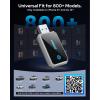 imageFAHREN Lastest Mini Wireless CarPlay AdapterBluetooth ampamp WiFi ConnectionPlugNPlayNo Lag for NavigationCompatible with iOS 10 ampamp Car 2016USBA Extension Cable ampamp TypeC AdapterP700