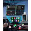 imageFAHREN Lastest Mini Wireless CarPlay AdapterBluetooth ampamp WiFi ConnectionPlugNPlayNo Lag for NavigationCompatible with iOS 10 ampamp Car 2016USBA Extension Cable ampamp TypeC AdapterP700