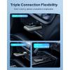 imageFAHREN Lastest Mini Wireless CarPlay AdapterBluetooth ampamp WiFi ConnectionPlugNPlayNo Lag for NavigationCompatible with iOS 10 ampamp Car 2016USBA Extension Cable ampamp TypeC AdapterP700