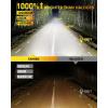 imageFAHREN Latest ampamp Brightest H13 LED Bulbs 1200 12X 70000LM Extreme Brightness 9008 bulb 6500K Cool White 11 Min SizeIP68 WaterproofPack of 2Fog Bulbs HIDPlugNPlay9005 9006