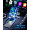 imageFAHREN UltraMini Carplay Adapter A9 Chip 35s Auto Connect Convert Wired CarPlayAndroid Auto to Wireless USBCUSBAExtension Cable Compatible with iOS 10 Android 10 CEROHSFCC