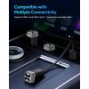 imageFAHREN UltraMini Carplay Adapter A9 Chip 35s Auto Connect Convert Wired CarPlayAndroid Auto to Wireless USBCUSBAExtension Cable Compatible with iOS 10 Android 10 CEROHSFCC