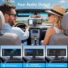 imageFAHREN Wireless Apple Carplay Screen for Car 1026quot CarPlay ampamp Android Auto Car Tablet with 4K Dash Cam ampamp 2K Backup Camera Audio Receivers Carplay Radio Voice ControlMusic PlayGPS Navigation