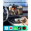 imageFahren 3rdGen Wireless CarPlay Adapter for iPhoneampamp Android Auto AI Magic Box Support NetflixYouTube Mini Car Play Wireless Adapter Plug ampamp Play Fit with iPhone 8iOS10Android 11Black