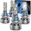 imageFAHREN H7 LED Light Bulbs 30000LM Super Brightness 11 Size No Adapter Needed Plug ampamp Play 6500k White with 16 CSP Chips Canbus Ready NonPolarity H7 Fog Bulb with Turbo Fan IP68 Pack of 290059006