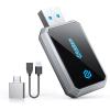 imageFAHREN Lastest Mini Wireless CarPlay AdapterBluetooth ampamp WiFi ConnectionPlugNPlayNo Lag for NavigationCompatible with iOS 10 ampamp Car 2016USBA Extension Cable ampamp TypeC AdapterP700
