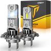 imageFAHREN Latest ampamp Brightest H13 LED Bulbs 1200 12X 70000LM Extreme Brightness 9008 bulb 6500K Cool White 11 Min SizeIP68 WaterproofPack of 2Fog Bulbs HIDPlugNPlayH7