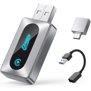 imageFAHREN 2025 Upgraded Wireless CarPlay Adapter for iPhoneBluetooth ampamp WiFi ConnectionCompatible with iOS 10 ampamp car from 2017No LagIncludes TypeC Adapter ampamp Extension Cable USB A