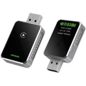 imageFAHREN 2in1 Wireless CarPlay ampamp Android Auto Adapter Plug ampamp Play OneClick User Switching Converts Wired to Wireless Car Play Adapter Compatible iPhone ampamp Android with USB TypeA ampamp TypeC