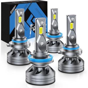 imageFAHREN H11 9005 Light Bulbs New ampamp UltraBright 6500K with Cooling Fan 9005HB3 H11H9H8 Fog Bulb 360 Adjustable CANbus Ready Pack of 4