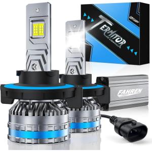 imageFAHREN H11 Fog Bulbs Upgraded 120W 60000LM H8H9 Bright Lighting Bulb 6500K Cool White IP68 WaterproofQuick Installation Pack of 2H139008