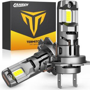 imageFAHREN H11H8H16 LED Fog Light Bulbs16000LM 800 Brightness Upgraded 6500K Cool White Light60000HRS Lifespan H8 H16 Replacement Fog Bulbs Nonpolarity Play and Plug Pack of 2H701