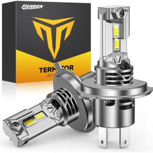 imageFAHREN H11H9H8 Light Bulb 46000LM Super Brighter 6500K Cool White H11 Off Road Light or Fog Light Bulbs CANbus Ready Pack of 2H49003
