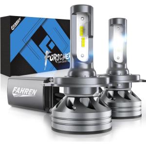 imageFAHREN H7 LED Light Bulbs 30000LM Super Brightness 11 Size No Adapter Needed Plug ampamp Play 6500k White with 16 CSP Chips Canbus Ready NonPolarity H7 Fog Bulb with Turbo Fan IP68 Pack of 2H49003