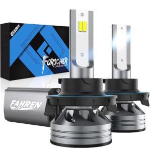 imageFAHREN H7 LED Light Bulbs 30000LM Super Brightness 11 Size No Adapter Needed Plug ampamp Play 6500k White with 16 CSP Chips Canbus Ready NonPolarity H7 Fog Bulb with Turbo Fan IP68 Pack of 29008H13