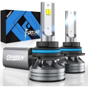imageFAHREN H7 LED Light Bulbs 30000LM Super Brightness 11 Size No Adapter Needed Plug ampamp Play 6500k White with 16 CSP Chips Canbus Ready NonPolarity H7 Fog Bulb with Turbo Fan IP68 Pack of 29007HB5
